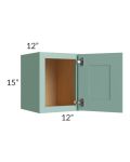 Midtown Mint Green Shaker 12x15 Wall Cabinet