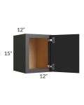 Vienna Black 12x15 Wall Cabinet