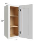 Asheville White Shaker 12x30 Wall Cabinet