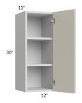 Milan Beige Matte 12x30 Wall Cabinet