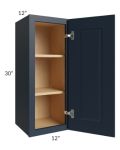 Southport Blue Shaker 12x30 Wall Cabinet