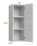 Euro White Grain 12x35-1/4 Wall Cabinet