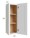 Stratton White Shaker 12x36 Wall Cabinet