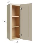 Stratton Khaki Shaker 12x36 Wall Cabinet 