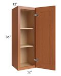Lexington Cinnamon Glaze 12x36 Wall Cabinet
