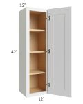 Asheville White Shaker 12x42 Wall Cabinet