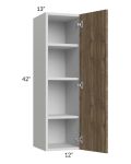 Milan Pecan 12x42 Wall Cabinet