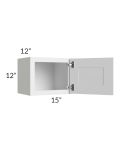 Providence White 15x12 Wall Cabinet 