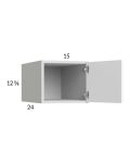 Euro Gloss White 15x12-5/8x24 Wall Cabinet