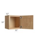 Midtown Timber Shaker 15x15 Wall Cabinet