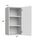 Milan White Matte 15x30 Wall Cabinet