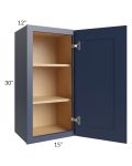 Bayville Blue 15x30 Wall Cabinet