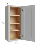 Tuscan Painted Grey 15x36 Wall Cabinet