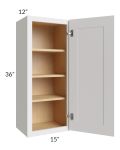 Midtown Cloud Shaker 15x36 Wall Cabinet