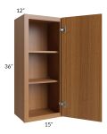 Portland Walnut 15x36 Wall Cabinet