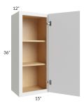 Township White 15x36 Wall Cabinet