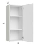 Venetian White Gloss 15x36 Wall Cabinet