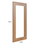 Portland Walnut 15x36 Glass Door Only with Glass Included 