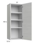 Euro White Grain 15x40-1/4 Wall Cabinet