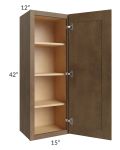 Midtown Mocha Shaker 15x42 Wall Cabinet