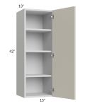 Milan Beige Matte 15x42 Wall Cabinet