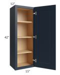 Southport Blue Shaker 15x42 Wall Cabinet
