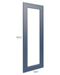 Portland Navy Blue 15x42 Glass Door Only with Glass Included 