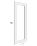 Portland White 15x42 Glass Door Only with Glass Included 