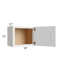 Union White 18x15 Wall Cabinet