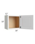 Charlotte White 18x18 Wall Cabinet