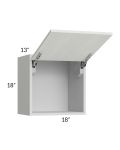 Milan Cream 18x18 Lift-Up Door Wall Cabinet