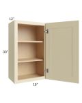Casselton Ivory 18x30 Wall Cabinet
