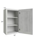 Heather Grey Shaker 18x30 Wall Cabinet