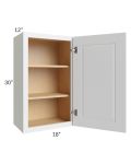 Southport White Shaker 18x30 Wall Cabinet