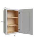 Tuscan Painted Grey 18x30 Wall Cabinet