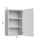 Milan White Gloss 18x30 Wall Cabinet