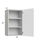 Milan White Matte 18x30 Wall Cabinet