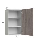 Milan Hazel 18x30 Wall Cabinet
