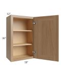 Township Rift Oak 18x30 Wall Cabinet