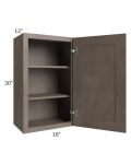 Providence Natural Grey 18x30 Wall Cabinet 