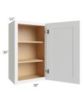 Alpine White Shaker 18x30 Wall Cabinet 
