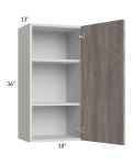 Milan Hazel 18x36 Wall Cabinet