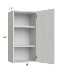 Milan Cream 18x36 Wall Cabinet