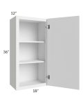Portland White 18x36 Wall Cabinet 