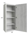 Heather Grey Shaker 18x42 Wall Cabinet