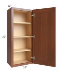 Phoenix Caramel Glaze 18x42 Wall Cabinet