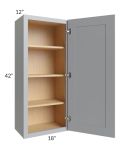 Asheville Grey Shaker 18x42 Wall Cabinet