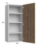 Milan Pecan 18x42 Wall Cabinet