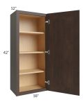 Vienna Kona Brown 18x42 Wall Cabinet