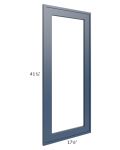 Portland Navy Blue 18x42 Glass Door Only with Glass Included 